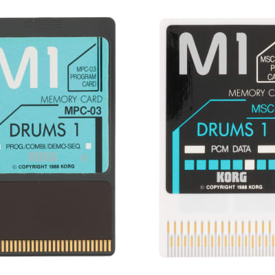 Korg MPC-01 + MSC-01 Data Card Bundle for M1 [USED]