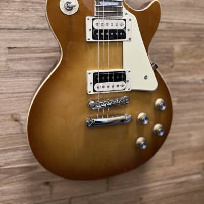 Epiphone Les Paul Classic Electric guitar 2023 - Honey Burst.  8lbs 12oz. New! image 1