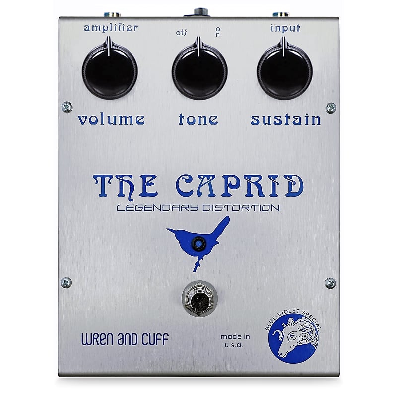 Wren and Cuff OG Blue-Violet Caprid Fuzz Effects Pedal