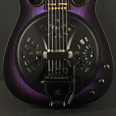 Beard Josh Swift Standard Signature Resonator in Dual Band Purple Burst with Doubleshot Bridge for sale