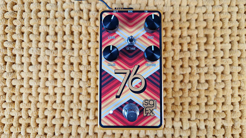 SolidGoldFX 76 MKII Octave Fuzz 2022 - Present - Orange / Red Graphic image 1