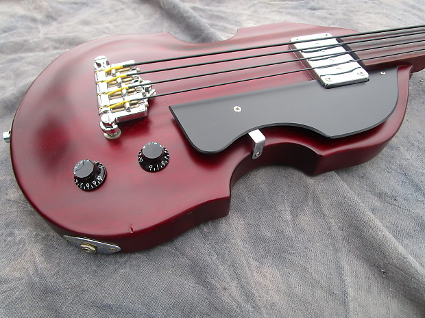 【らそ】Epiphone EB-1 フレットレスベース Epiphone EB 1 FRETLESS VIOLIN BASS 1998 Burgandy | Reverb