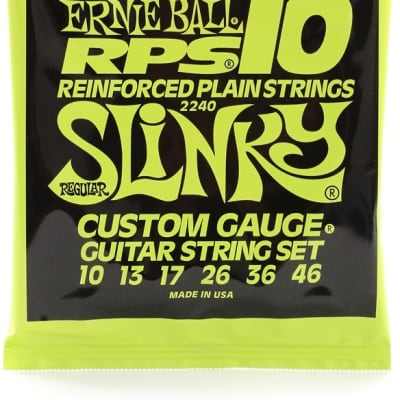 Ernie Ball 2240 Regular Slinky RPS Nickel Wound Electric Guitar Strings - .010-.046 image 1
