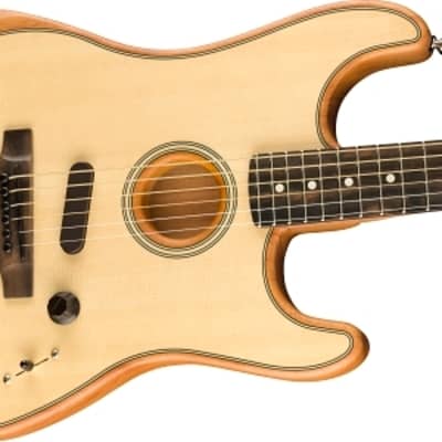 Fender American Acoustasonic Stratocaster NAT image 3