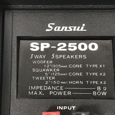 Sansui SP-2500 Crossover Pair image 8