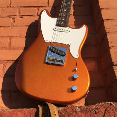 Rosenow Rapid Line 25.5" - Monarch Orange Metallic - Blackwood Tek - Offset Body Electric Guitar image 6
