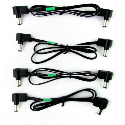 Quiet Cables BEST CLASS Right Angle Pedal Power cables 4 pack 2.1mm image 3