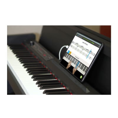 Korg LP-380U 88-Key Digital Piano (Black) with a Real Weighted Hammer Action Keyboard (RH3) - MIDI Capability image 5