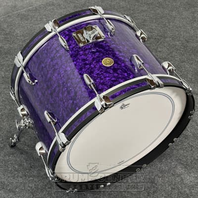 Gretsch Broadkaster 3pc Drum Set 22/12/16 Purple Marine Pearl image 5