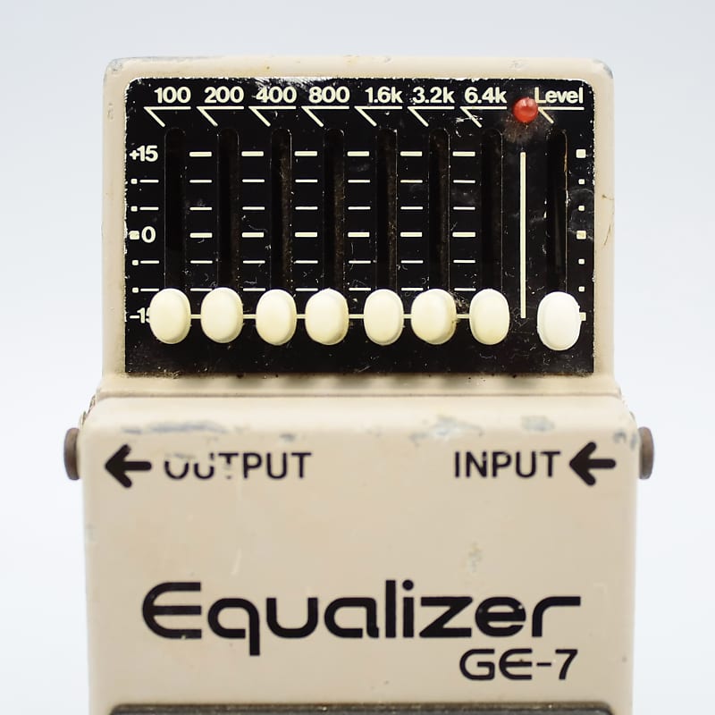 Boss GE-7 Equalizer Black Label 1993 Made in Taiwan ACA