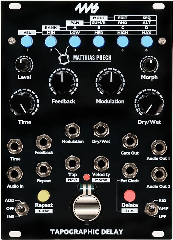鍵盤楽器 4ms Tapographic Delay (TAPO) tapo_front17.jpg
