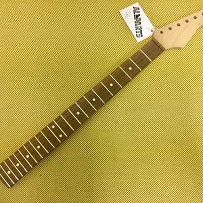 SRO Allparts Fender Licensed Unfinished Maple Stratocaster Guitar Neck W/ Rosewood Fingerboard image 1