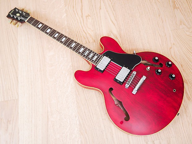 1978 Greco SA-550 Vintage Semi-Hollowbody Guitar Cherry 335 1978 Greco SA-550 Vintage Semi-Hollowbody Guitar Cherry 335
