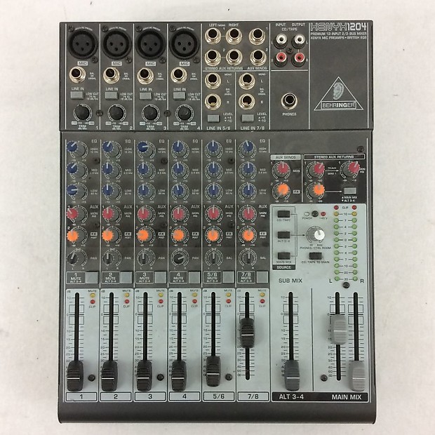 Behringer 1204 Xenyx Mixer | Reverb