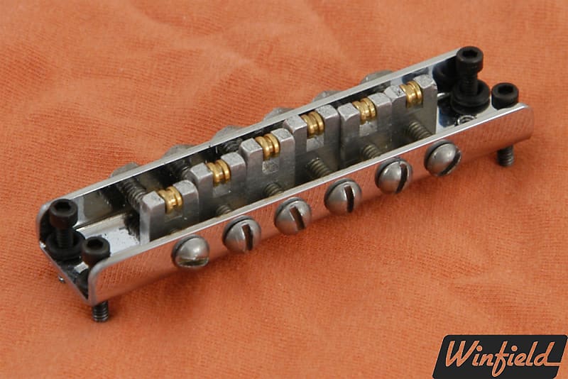 Roller bridge for Rickenbacker guitars