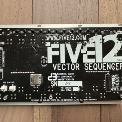 Five12 Vector Sequencer with expander - Black image 2