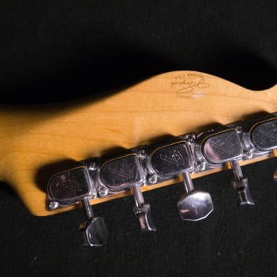 Fender 2004 Masterbuilt John English Telecaster Thinline Guitar- Pine/Leather image 15