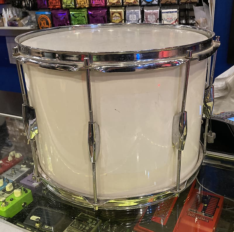 Rose-Morris Clansman Vintage Marching Snare Drum - White image 1