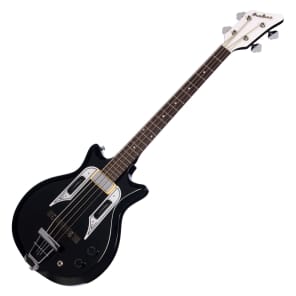 Airline Guitars Pocket Bass - Black - Vintage Reissue electric bass guitar - NEW! image 3
