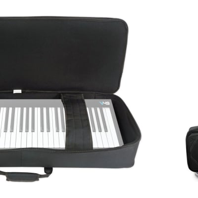 Rockville BEST BAG 49 Padded Rigid Durable Keyboard Gig Bag Case for Alesis V49