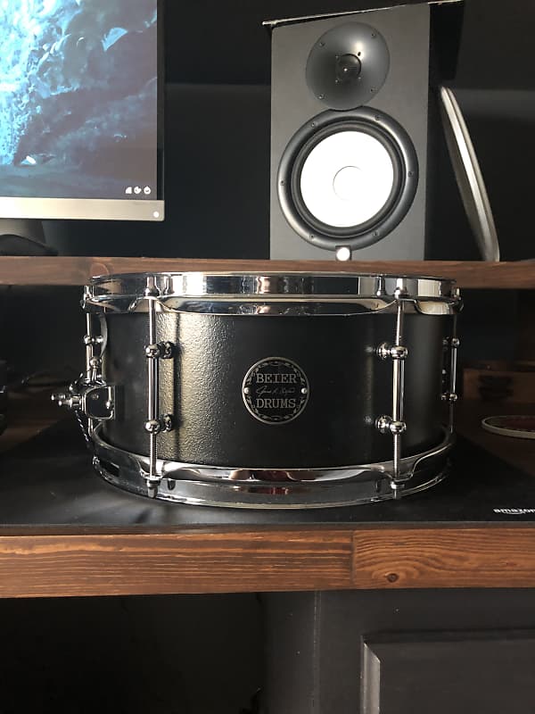 Beier Drums 1.5mm Steel 5.5x12 Snare Drum Reverb