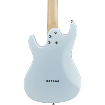 Mitchell TD100 Short-Scale Electric Guitar Powder Blue 3-Ply White Pickguard image 2
