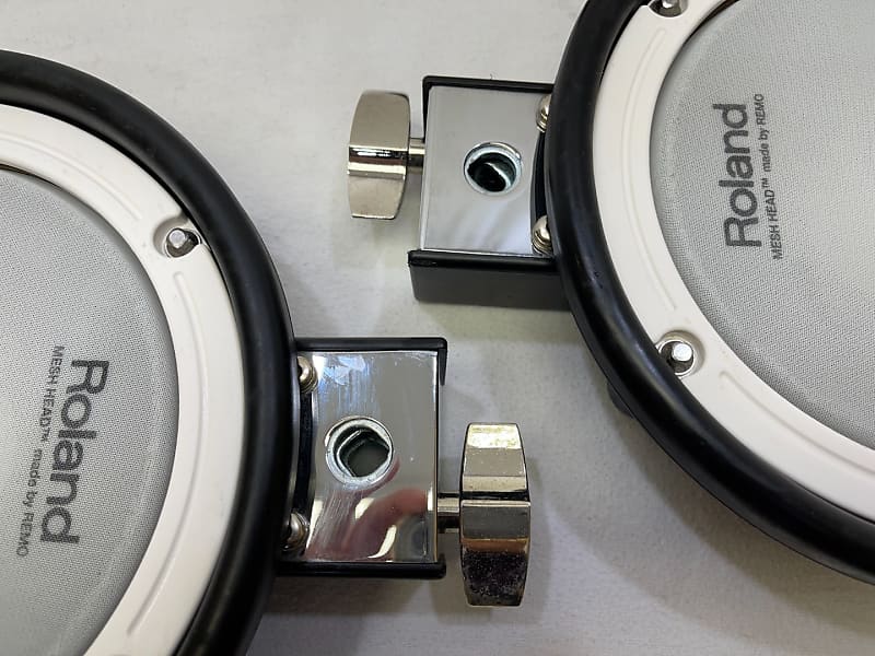 TWO Roland PDX6 V Dual Trigger Drum Mesh Head PDX6 MOUNT Reverb