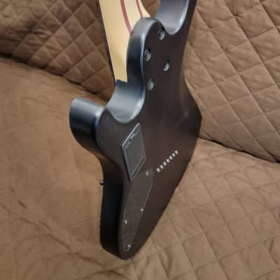 Cort KX507MSSDB KX Series Poplar Top 5pcs Maple & Purple Neck 7-String Multiscale Electric Guitar w/Hard Case image 5