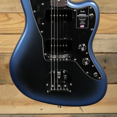 Fender American Professional II Jazzmaster Electric Guitar Dark Night w/ Case image 2