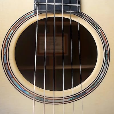 McIlroy AS46 Acoustic Guitar Italian Spruce / Premium Laurelwood w/ factory Hiscox case image 3