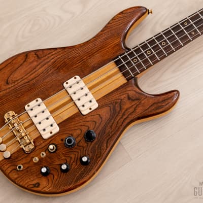 Electric Bass Guitar Greco GOB-1200 Natural SN E788913