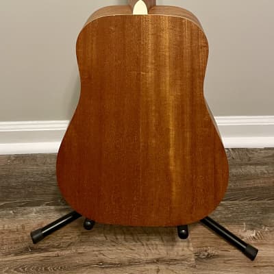 Cort Earth Mini OP Solid Spruce/Mahogany 3/4-Size Dreadnought - Open Pore Natural image 4