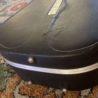 Martin 000-Size Vintage Hardshell Acoustic Guitar Case 1970s - Black/Blue image 6