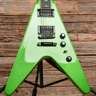 Gibson Dave Mustaine Signature "Rust in Peace" Flying V EXP Alien Tech Green 2022 image 7