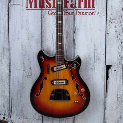 邦楽 Kent Kent Model 822 Vintage 1960s Hollow Body Electric Bass