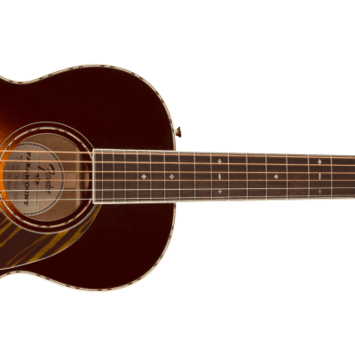 Fender PS-220E Parlor Ovangkol Fingerboard 3-Color Vintage Sunburst image 2