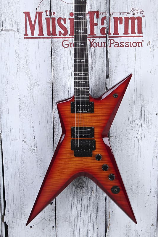 Washburn 2004 Dimebag ST Pro Stealth Electric Guitar Flame