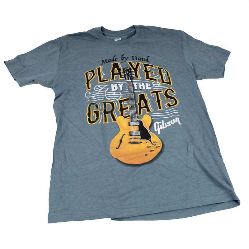 Gibson Played By The Greats T-Shirt, Indigo, XL image 1