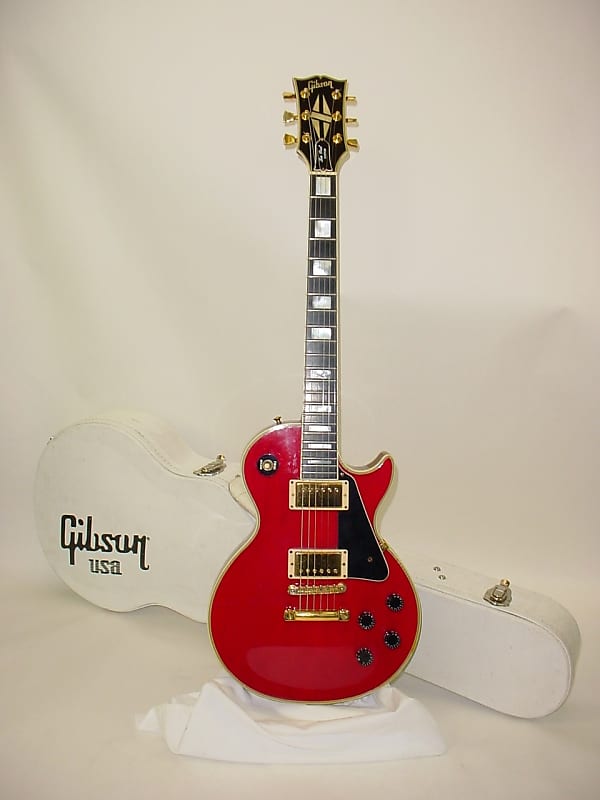 Vintage 1990 Gibson Les Paul Custom Electric Guitar w/ Case image 1