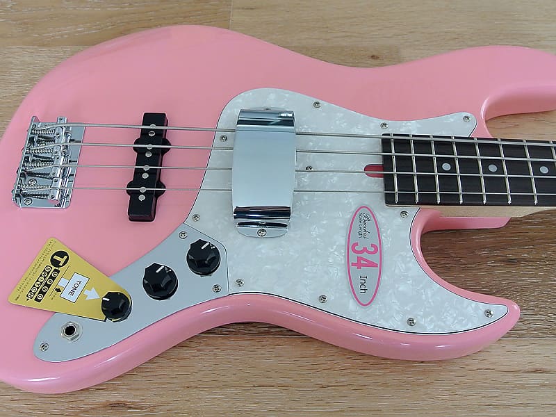 Bacchus Global Series - WL-434 - 4 String Bass - Shell Pink Finish - NEW