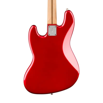 Fender Player Jazz Bass Electric Guitar, Pau Ferro FB, Candy Apple Red image 4