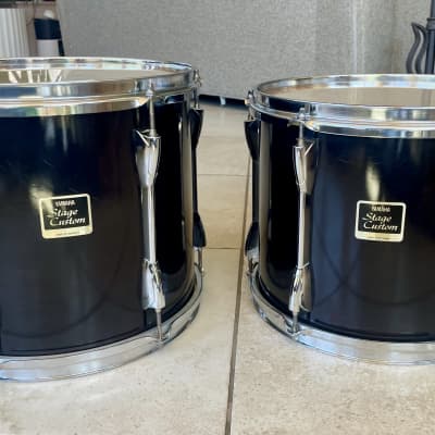 Yamaha Stage Custom 12 X 10 & 13 X 11 Toms, Matched Set