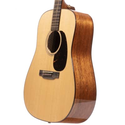 Martin D-18E Modern Deluxe Natural Acoustic-Electric Guitar with Hard Case #75527 image 4