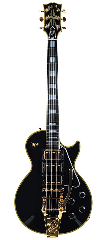 Gibson '57 Les Paul Custom Reissue Ebony Bigsby 2005 | Reverb