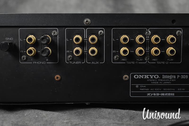 【希少】オンキョー INTEGRA　P-309 プリアンプ　【レア】 ONKYO Integra P-309の仕様 オンキヨー/オンキョー