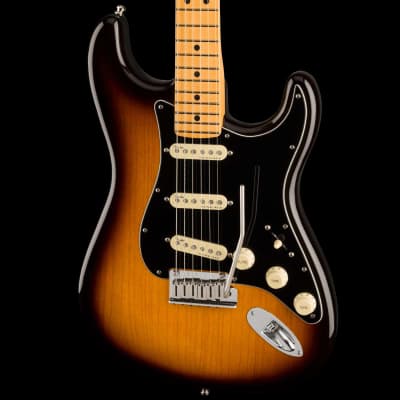 Fender American Ultra Luxe Stratocaster with Maple Fretboard 2-Color Sunburst image 1