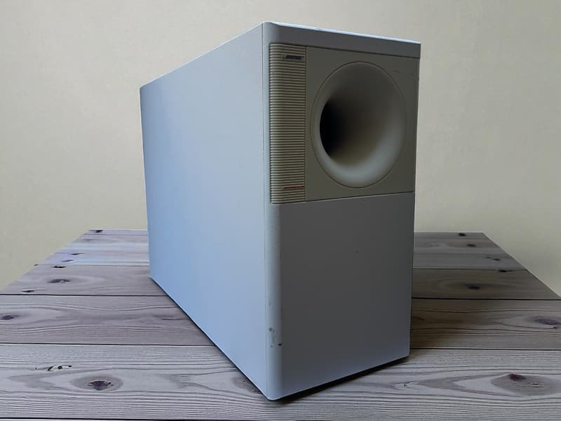Bose Acoustimass 5 Series II Subwoofer Home Theater Bass White Direct Reflecting  			