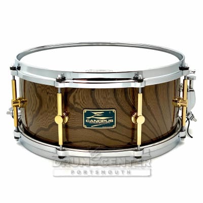 Canopus HS-1365 Zelkova Ninja Black Snare Drum 6.5