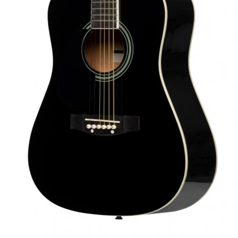 Stagg SA20D 3/4 LH-BK 3/4 Dreadnought Acoustic, Lefthanded