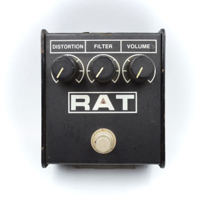 ProCo RAT Made in USA Silver Screw LM308N Distortion Guitar Effect Pedal 189509 image 2